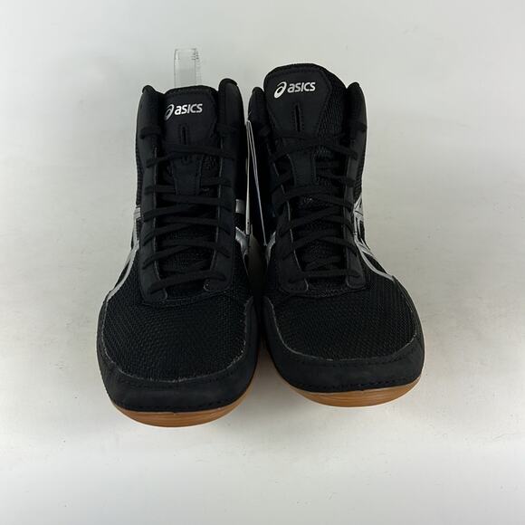Asics matflex athletic wrestling shoes sneakers mens 13 black silver tan new - Picture 4 of 9